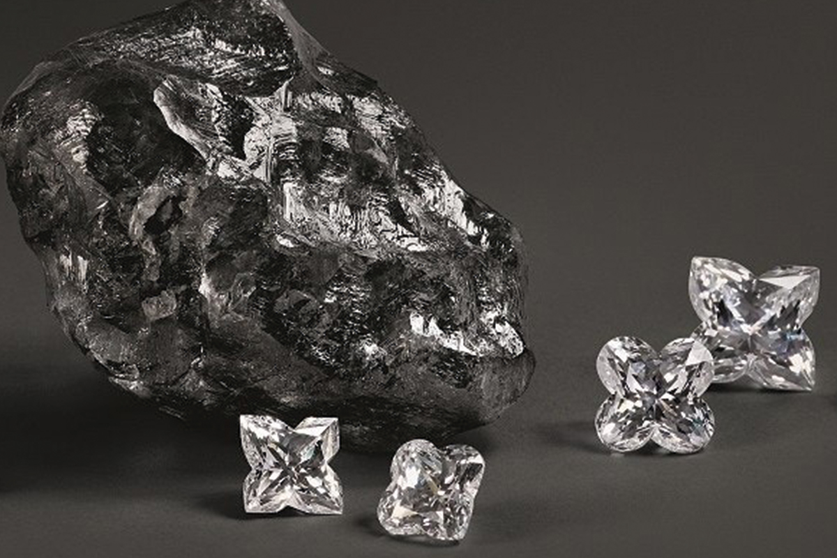 Louis Vuitton and the second largest rough diamond in the world